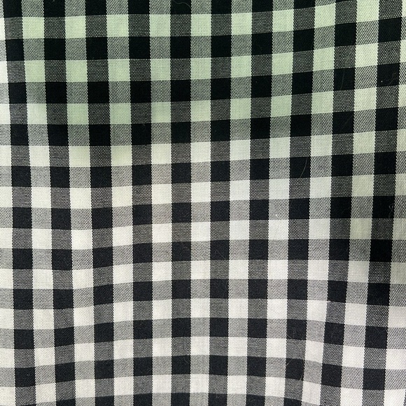 HAGGAR  Men's Black Checked Long Sleeve Shirt. Size: 15 34/35 - Picture 2 of 9